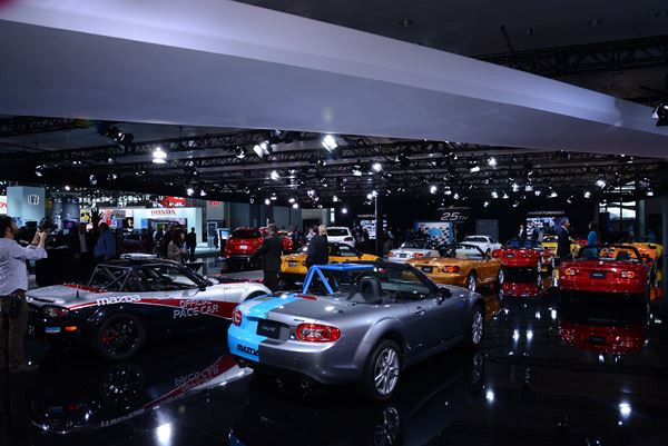 Le salon de l’automobile de New York ouvre ses portes au public américain