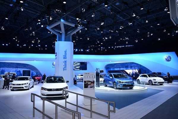Le salon de l’automobile de New York ouvre ses portes au public américain