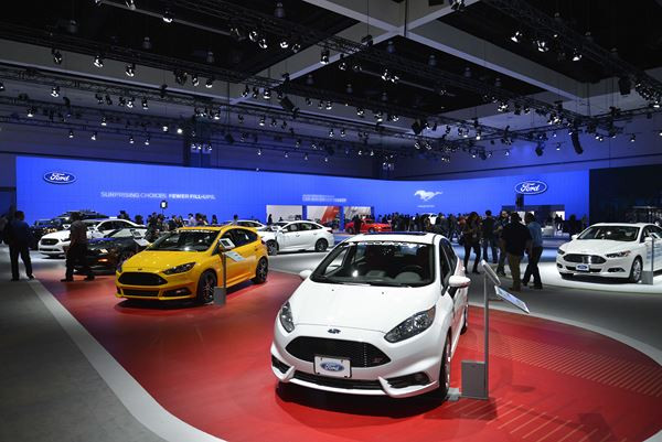 Dans les allées du salon automobile international de Los Angeles