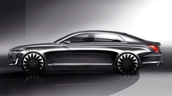 La nouvelle grande berline de luxe Genesis G90 se dévoile