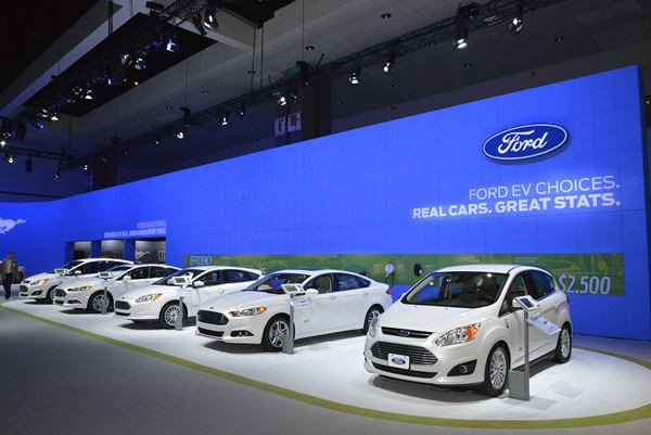 Dans les allées du salon automobile international 2015 de Los Angeles