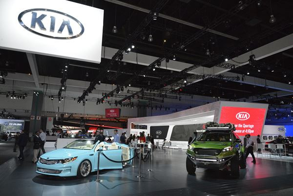 Dans les allées du salon automobile international 2015 de Los Angeles
