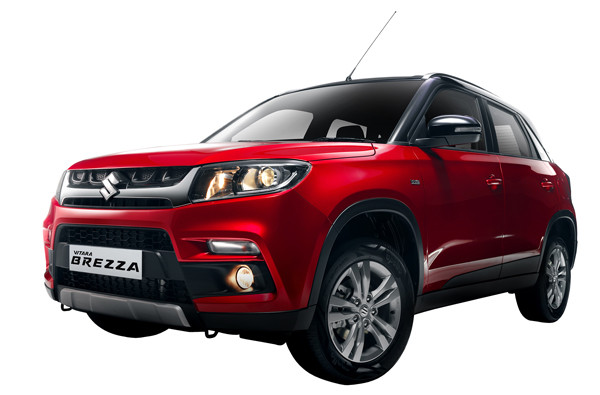 Un SUV compact urbain Suzuki Vitara Brezza destiné aux automobilistes indiens
