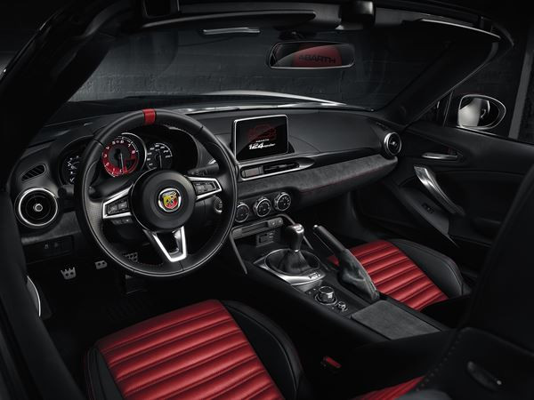 L'Abarth 124 spider est conçue pour les sensations et les performances