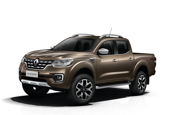 Le pick-up d’une tonne Renault Alaskan intègre une face avant imposante