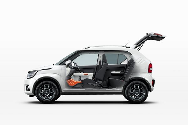 Le petit crossover Suzuki Ignis mélange les courbes et les lignes droites