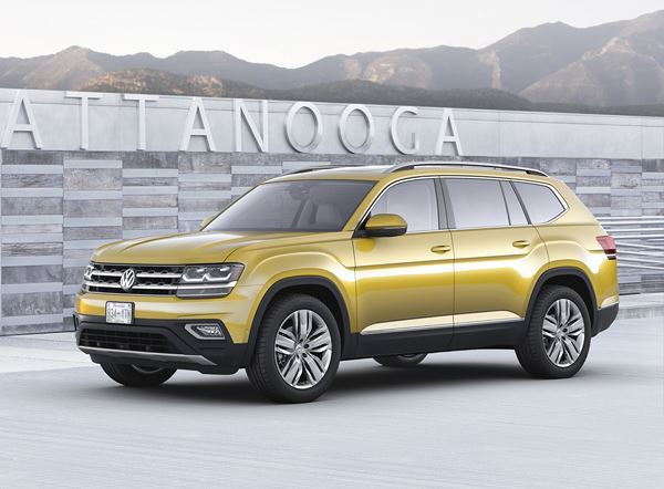 Le grand SUV sept places Volkswagen Atlas vise le marché américain