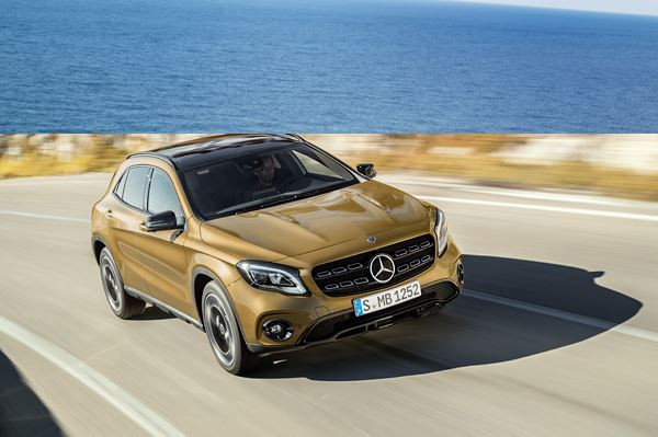 Le Mercedes-Benz GLA s'offre quelques retouches visuelles ciblées
