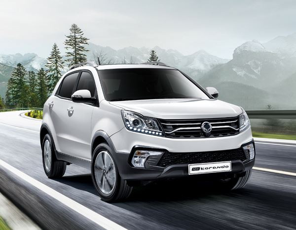 Le Ssangyong Korando s'offre un design très légèrement revu