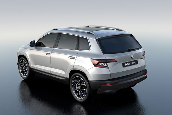 Le SUV compact Skoda Karoq affiche un design dynamique et émotif
