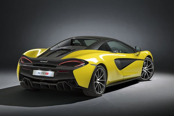 La sportive biplace McLaren 570S se décline en Spider