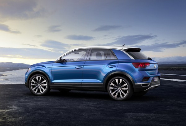 Le SUV Volkswagen T-Roc adopte une ligne de toit façon coupé