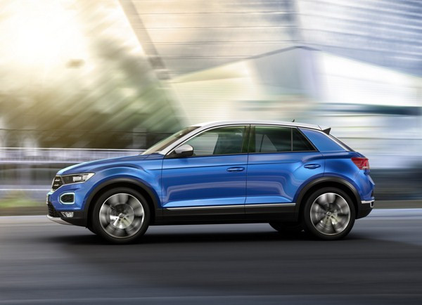Le SUV Volkswagen T-Roc adopte une ligne de toit façon coupé