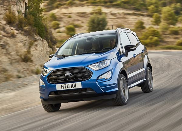 Le SUV Ford EcoSport adopte un style plus affirmé