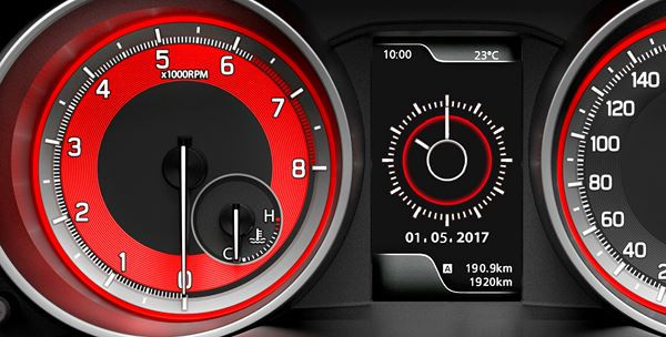 La Suzuki Swift Sport affiche un poids à vide de 970 kg