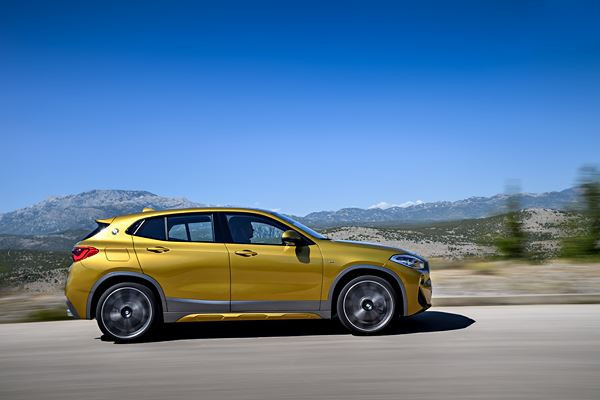 La BMW X2 affiche une allure athlétique