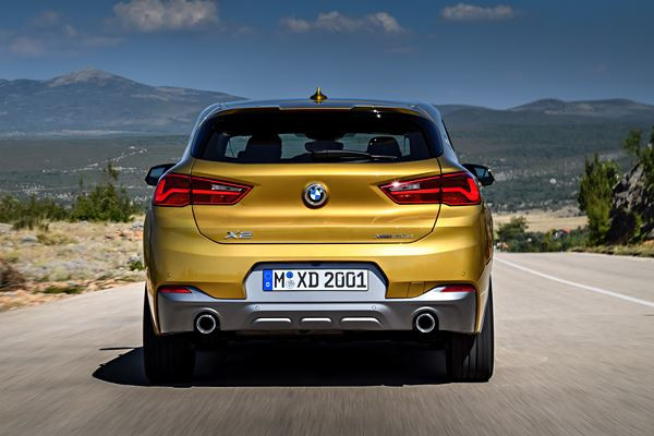 La BMW X2 affiche une allure athlétique