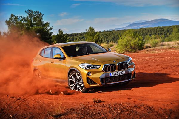 La BMW X2 affiche une allure athlétique