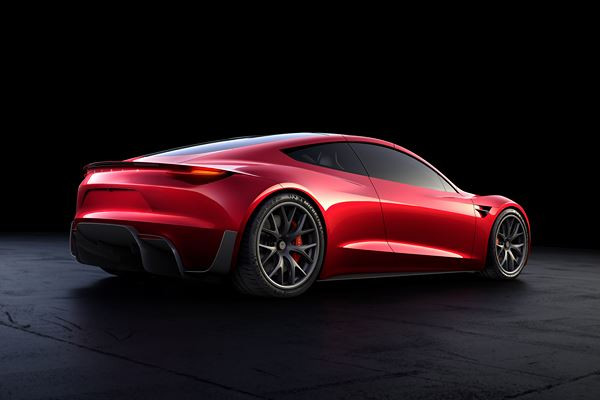 Le Tesla Roadster électrique revendique une autonomie de 1 000 kilomètres