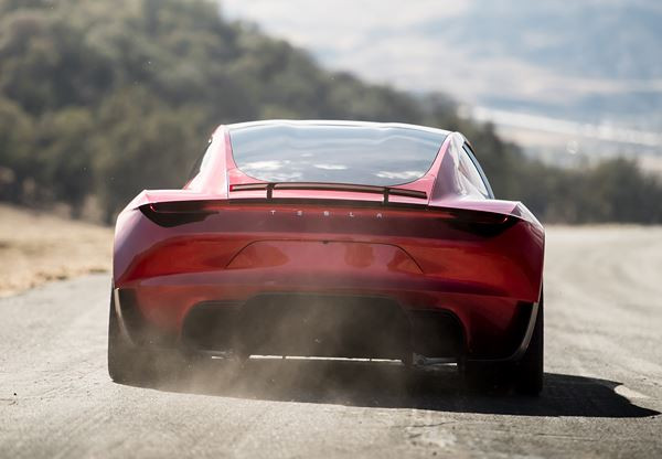 Le Tesla Roadster électrique revendique une autonomie de 1 000 kilomètres