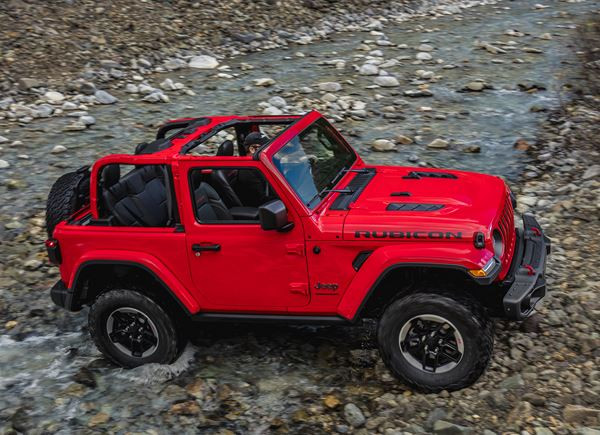 La Jeep Wrangler se singularise par ses capacités tout-terrain