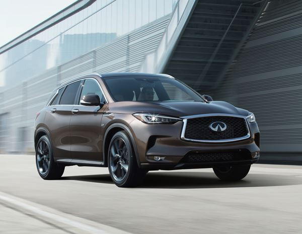 Le SUV Infiniti QX50 affiche des proportions athlétiques