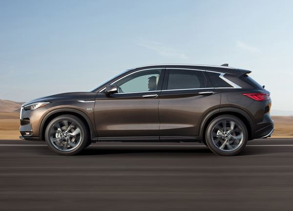 Le SUV Infiniti QX50 affiche des proportions athlétiques