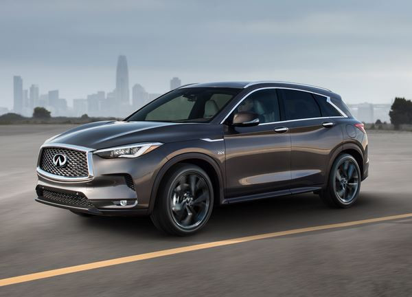 Le SUV Infiniti QX50 affiche des proportions athlétiques