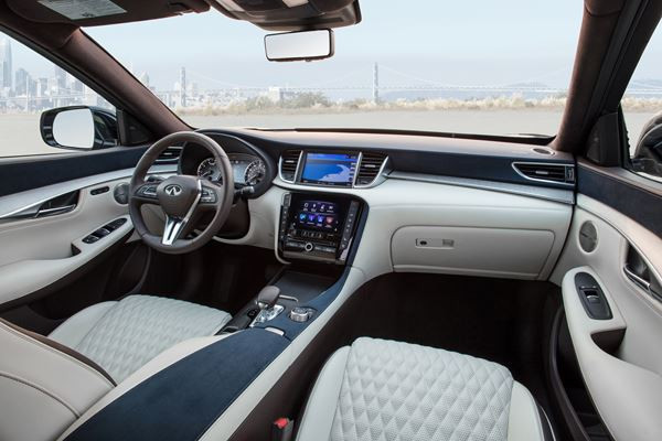 Le SUV Infiniti QX50 affiche des proportions athlétiques
