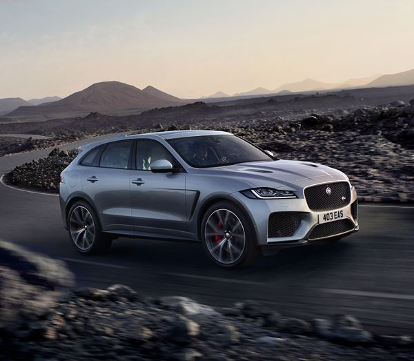 Le SUV Jaguar F-Pace SVR embarque un V8 essence de 5L développant 550 ch