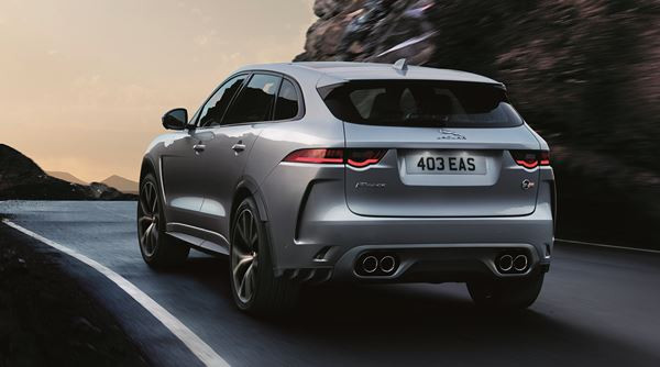 Le SUV Jaguar F-Pace SVR embarque un V8 essence de 5L développant 550 ch