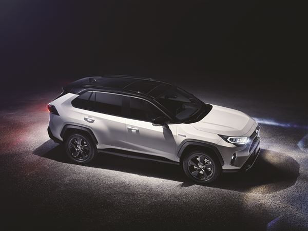 Le Toyota RAV4 affiche des lignes robustes