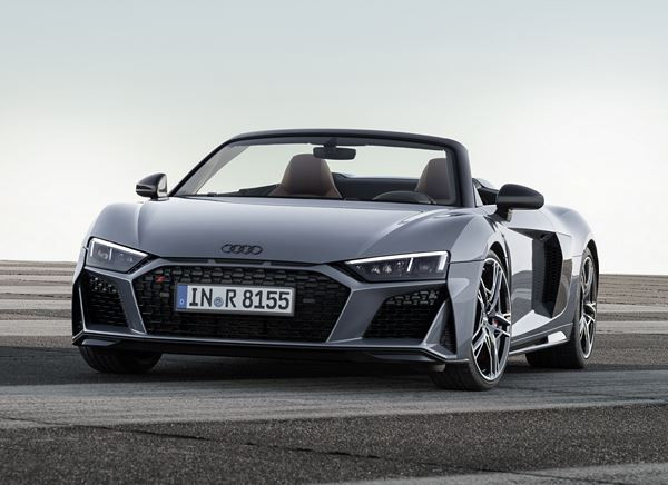 L'Audi R8 Spyder s'offre un design plus affûté et plus tendu