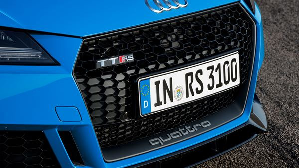 L'Audi TT RS Coupé arbore un look plus musclé
