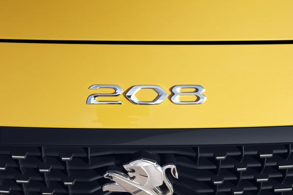 La Peugeot 208 affiche un style distinctif affuté