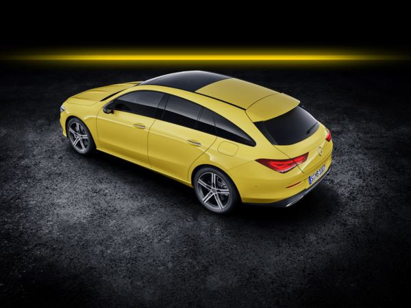 La Mercedes-Benz CLA Shooting Brake présente une silhouette athlétique