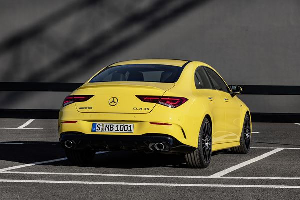 La Mercedes-AMG CLA 35 4Matic embarque un moteur turbo 4 cylindres de 306 ch