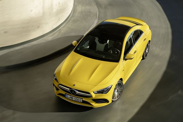 La Mercedes-AMG CLA 35 4Matic embarque un moteur turbo 4 cylindres de 306 ch