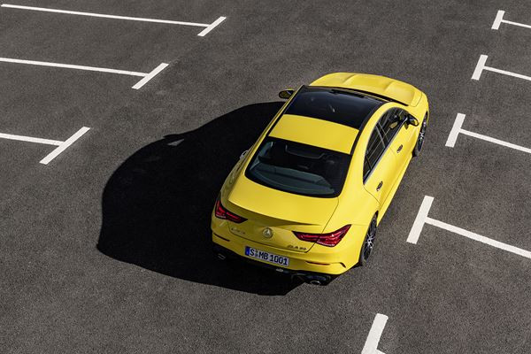 La Mercedes-AMG CLA 35 4Matic embarque un moteur turbo 4 cylindres de 306 ch