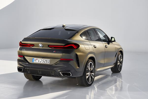 La BMW X6 de troisième génération bénéficie de proportions athlétiques