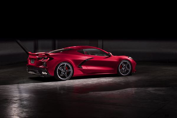 La Chevrolet Corvette Stingray adopte une configuration à moteur central