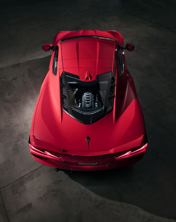 La Chevrolet Corvette Stingray adopte une configuration à moteur central