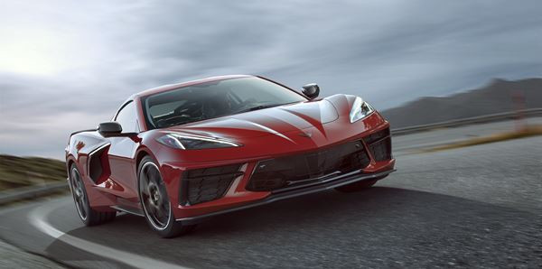 La Chevrolet Corvette Stingray adopte une configuration à moteur central