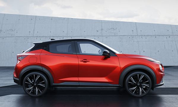Le crossover urbain Nissan Juke adopte un design athlétique