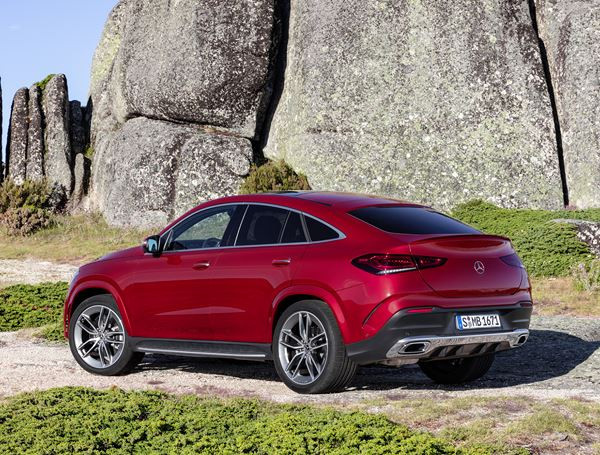 Le Mercedes GLE Coupé affiche des proportions musclées