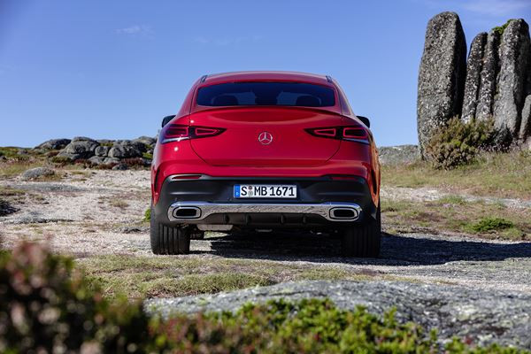 Le Mercedes GLE Coupé affiche des proportions musclées