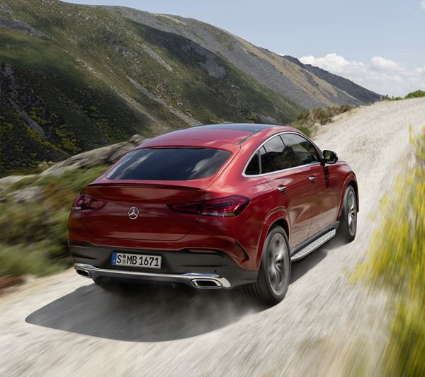 Le Mercedes GLE Coupé affiche des proportions musclées