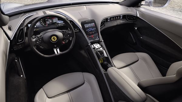 Ferrari Roma : un coupé 2 plus à moteur V8 turbo central avant de 620 ch