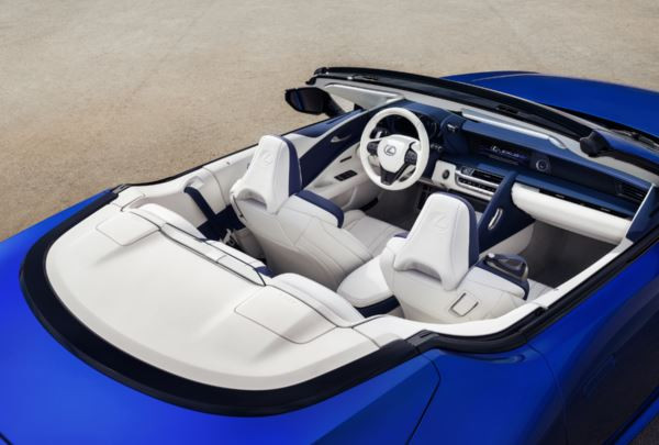 Le coupé porte-drapeau Lexus LC se décline en version cabriolet décapotable