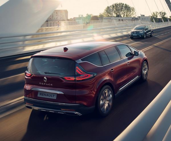 Le Renault Espace reçoit de nouveaux équipements technologiques